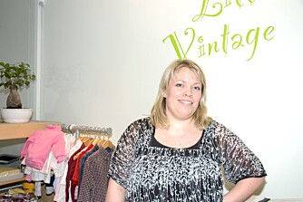 NY BUTIKK: I november i fjor startet Mari Nordstøm Jensen opp butikken Lille Vintage i Oslo.
