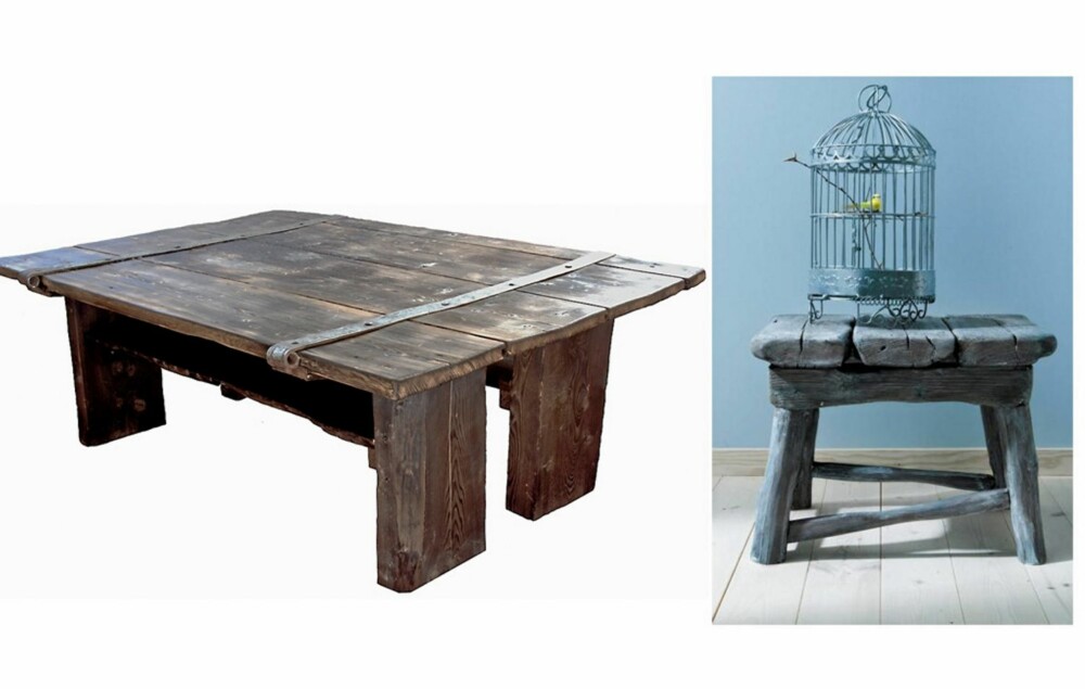 GJENBRUKSBORD: Gjenbrukstrenden er veldig populær, og her har en gammel låvedør fått nytt liv som spisebord. Slike bord kan bestilles fra et spesielt utvalg av gamle dører. Fra rustinterior.no GJENBRUKSBORD: Gjenbrukstrenden er veldig populær, og her har en gammel låvedør fått nytt liv som spisebord. Slike bord kan bestilles fra et spesielt utvalg av gamle dører. Fra rustinterior.no
