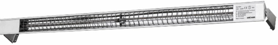 RIMELIGERE VARIANT: Terrassevarmer fra Beha Elektro på 1000 watt.