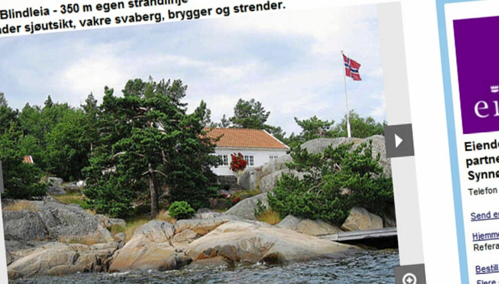 POPULÆRE HYTTER: Folk flest liker å se på kostbare drømmeobjekter. Hytta som er avbildet ligger på Blindleia og er den fjerde mest sette annonsen. POPULÆRE HYTTER: Folk flest liker å se på kostbare drømmeobjekter. Hytta som er avbildet ligger på Blindleia og er den fjerde mest sette annonsen.