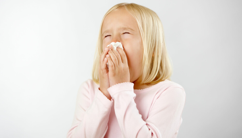 PLAGSOMT: For mange barn er våren synonym med tett nese, hodepine, hovne og kløende øyne, utslett og tung pust. 