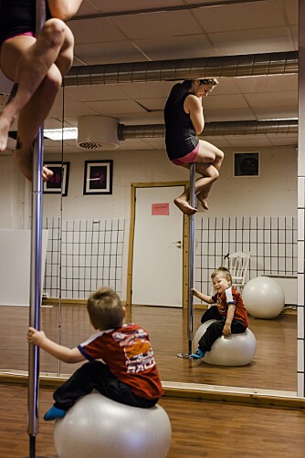 ENESTE: Studioet Poledancekurs er Trondheims eneste i sitt slag, og foreløpig det eneste i landet med mor og barn-timer.