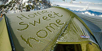 HOME SWEET HOME: Teltturer med barn er magiske. FOTO: Mikkel Bølstad