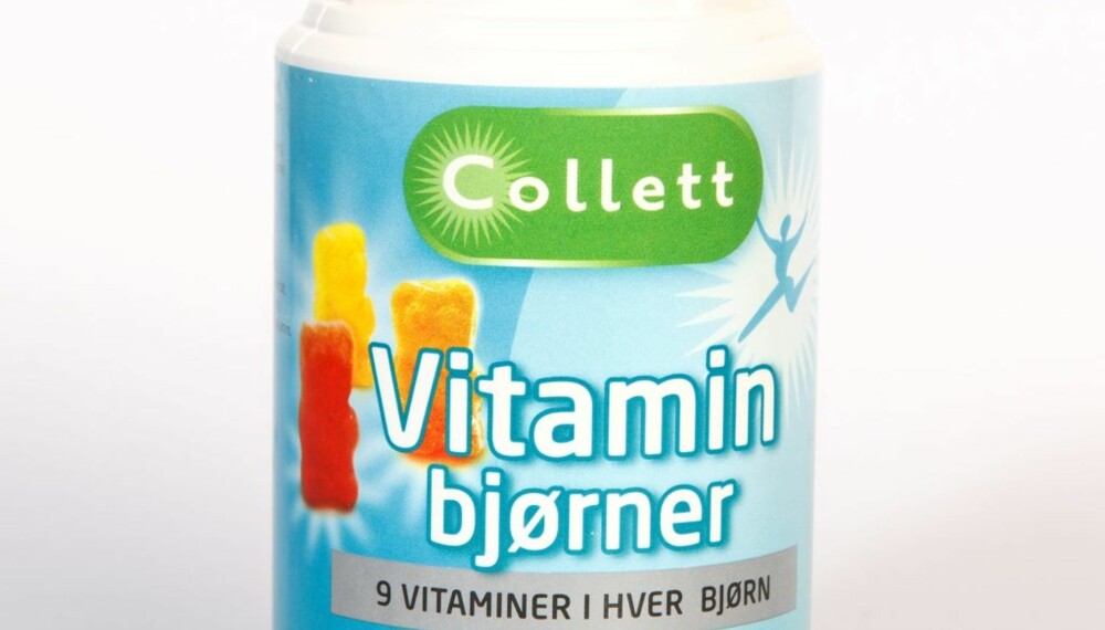 VITAMINBJØRNER: Myke gelebamser med vitaminer.