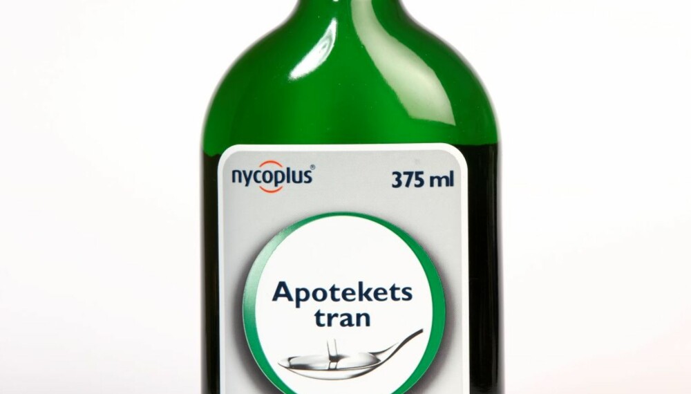 APOTEKETS TRAN: Mild tilskudd av omega-3-fettsyrer og vitamin D fra fiskeolje.