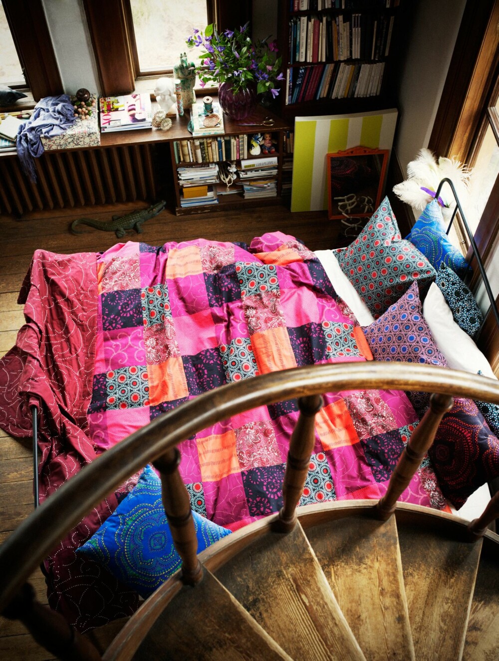 KOLLEKSJON MED KARAKTER: Designeren Anna Efverlund og Maria Vinka har laget tekstilkolleksjonen Nätvide. Dette er mønstre fra Ikeas-arkiver som er omarbeidet. Inspirasjonen kommer fra reiser og ulike kulturer.