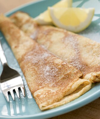 CREPE: De franske pannekakene smaker himmelsk. Prøv en alternativ lunsj eller middag.