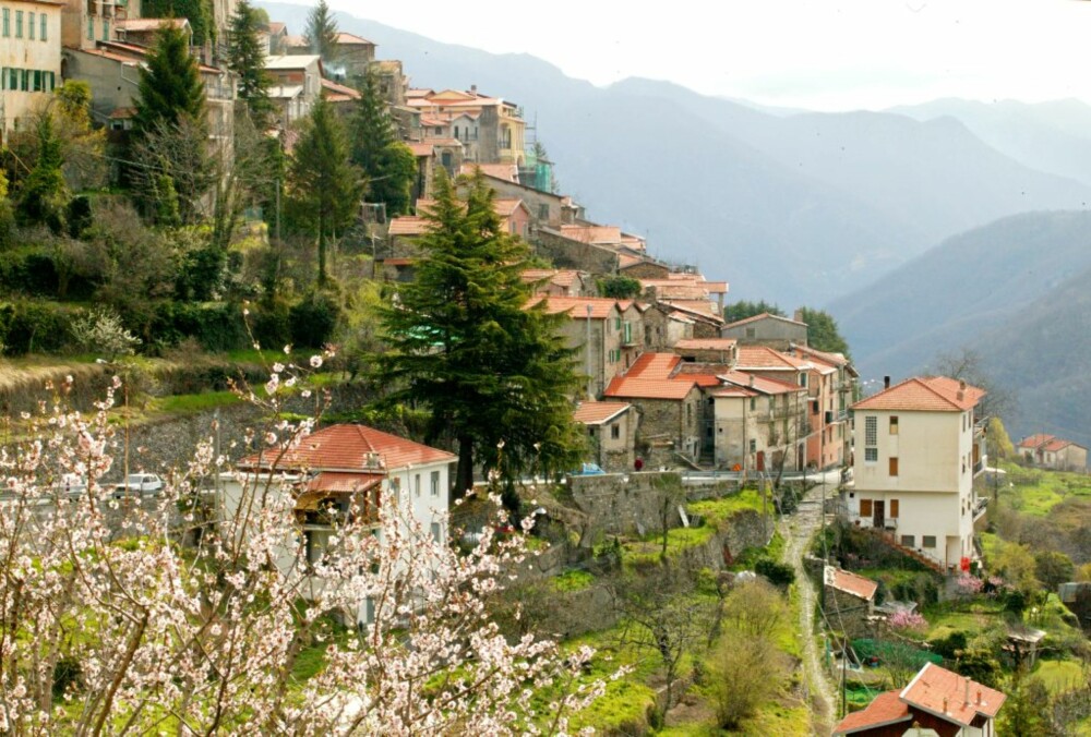 BORTGJEMT PERLE: Triora ruver på en åsrygg hele 780 meter over havet. Landsbyen ligger tre mil fra San Remo, i den italienske regionen Liguria.