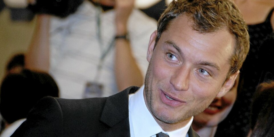 FAR IGJEN: Jude Law er en kjekk kar. Nå er han blitt en kjekk firebarnsfar.