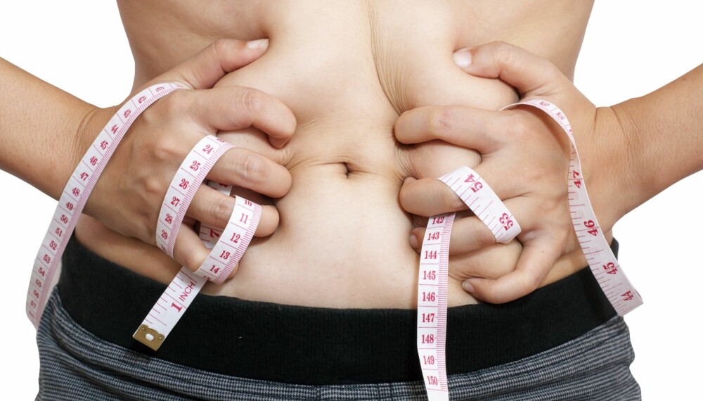 MIDJEFETT: Hvor farlig fettet ditt er, avhenger av hvordan det er fordelt på kroppen. Midjefettet er det farligste fettet du har.  