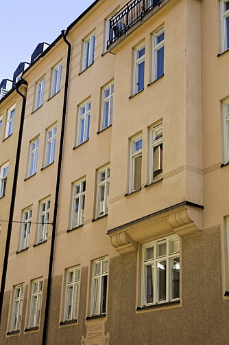 I den gamle leiligheten i Birkastan, rett ved Vasastan sentralt i Stockholm har Anna funnet seg til rette.