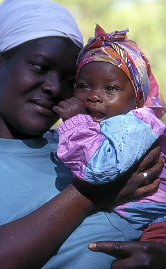 AFRIKANSK JENTE: En etnisk afrikansk jente har de beste genetiske forutsetningene for å bli født ekstremt prematurt. dvs. før uke 28, viser statistikk.