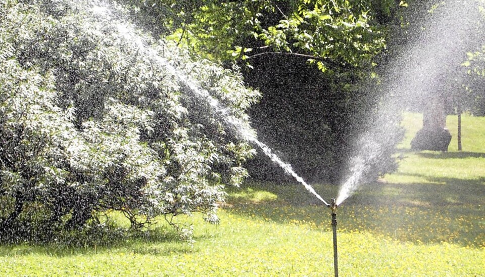 FERIEVANNING: Om du ikke har naboer som kan hjelpe med vanning, er et automatisk vanningssystem løsningen for feriehagen.