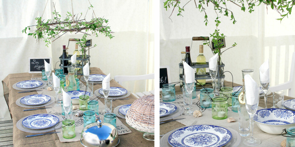 HAGESELSKAP: Dersom godværet holder seg til 17.mai kan det jo være flott å dekke til selskap i hagen.