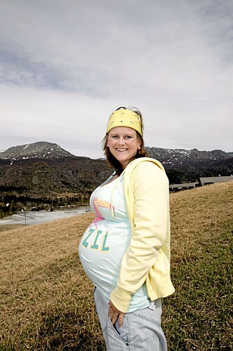 UT PÅ TUR: Hver tolvte dag under svangerskapet har Ingrid Kathrin reist fra Hemsedal til Drammen for kontroll, på grunn av diabetesen.