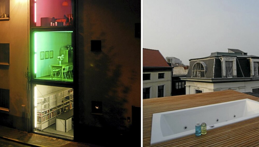 Arkitektene har bygget sitt eget hus på en 2,4 m bred tomt i Antwerpens tidligere prostitusjonsstrøk.