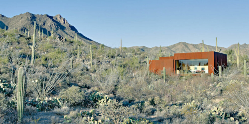 SONORA: Huset ligger i Arizonas Sonora ørken.