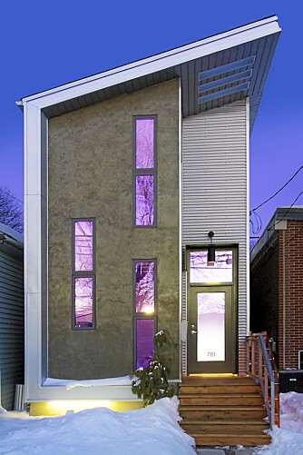 INNEKLEMT: Mini House i Toronto passer godt inn i nabolaget Tiny Town. INNEKLEMT: Mini House i Toronto passer godt inn i nabolaget Tiny Town.