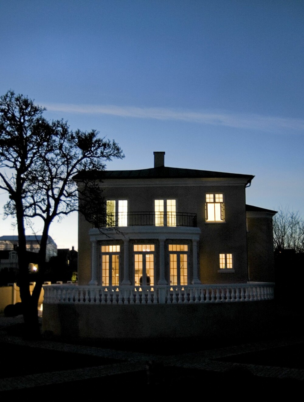 HERSKAPELIG: Villaen fra 1920 ble rehabilitert i samspill med arkitekt Lars Gitz. HERSKAPELIG: Villaen fra 1920 ble rehabilitert i samspill med arkitekt Lars Gitz.