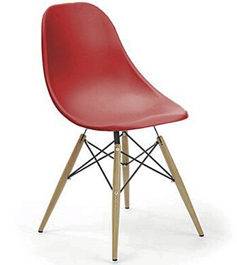 IKKE EKTE VARE: Denne stolen ligner på Eames stol, men heter Shell og er mye rimeligere. Furniturebox. IKKE EKTE VARE: Denne stolen ligner på Eames stol, men heter Shell og er mye rimeligere. Furniturebox.