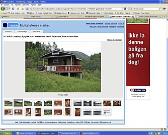 Hytte påNevøy i Ryfylke.