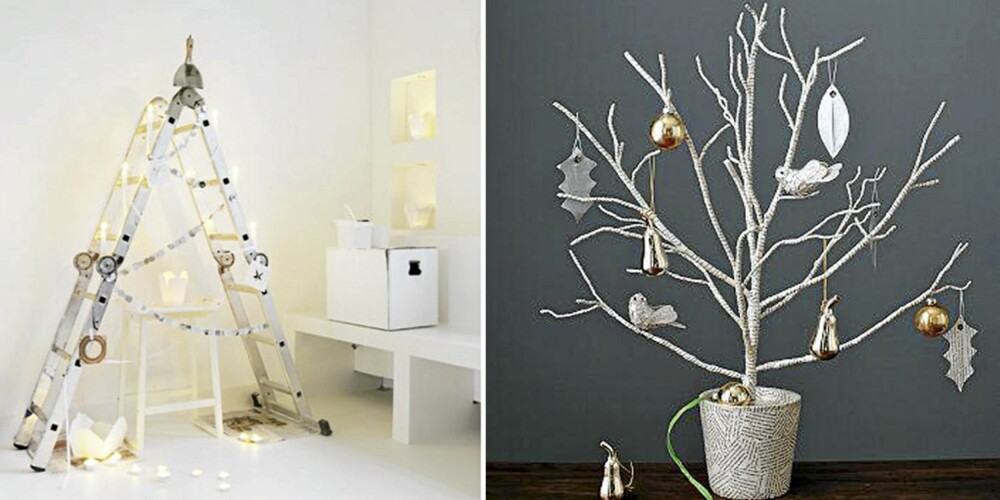 CRAZY: Disse juletrærne kommer nok ikke til å bli standard i de norske hjem med det aller første.