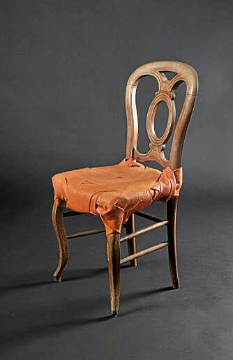 STOL: Studio Rolf har designet de fleste møblene i huset, blant annet denne stolen "Repair Chair"