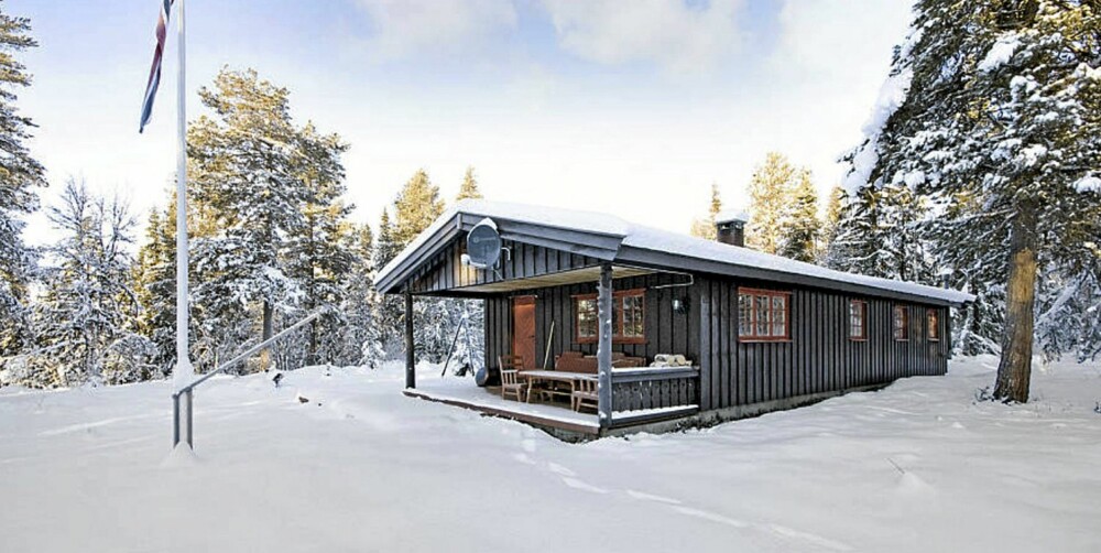 VINTERFERIEHYTTE: Vinterferien er tid for å dra på visning for de som planlegger å kjøpe hytte. Denne hytta ligger i Yddin i Valdres og har en prisantydning på kr 950.000,-.