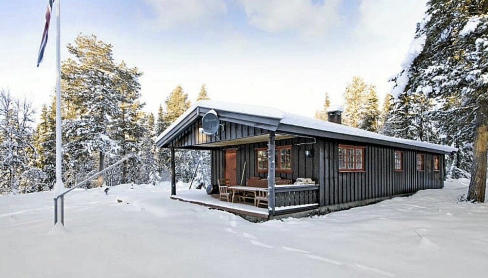 VINTERFERIEHYTTE: Vinterferien er tid for å dra på visning for de som planlegger å kjøpe hytte. Denne hytta ligger i Yddin i Valdres og har en prisantydning på kr 950.000,-.
