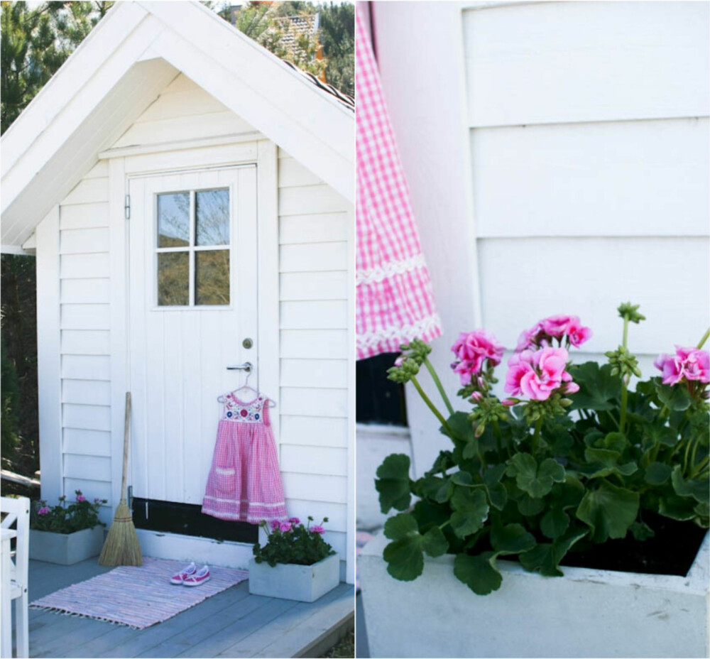 FOR SMÅFOLK: Er man så heldig å ha en mamma som er interiørblogger kan man være ganske sikker på at lekehytta blir lekker både utenpå og inni! FOR SMÅFOLK: Er man så heldig å ha en mamma som er interiørblogger kan man være ganske sikker på at lekehytta blir lekker både utenpå og inni!