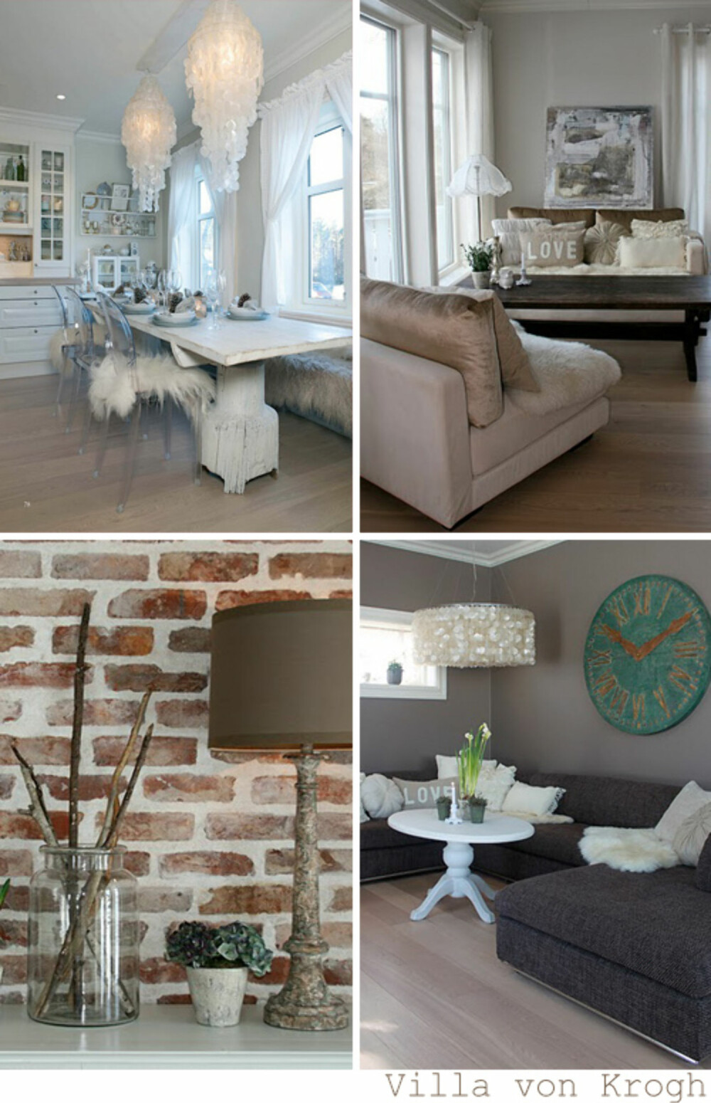 RØFT OG ROMANTISK: Hos Villa von Krogh er romantisk shabby chic iblandet en dose røff industri og glitrende glam. RØFT OG ROMANTISK: Hos Villa von Krogh er romantisk shabby chic iblandet en dose røff industri og glitrende glam.