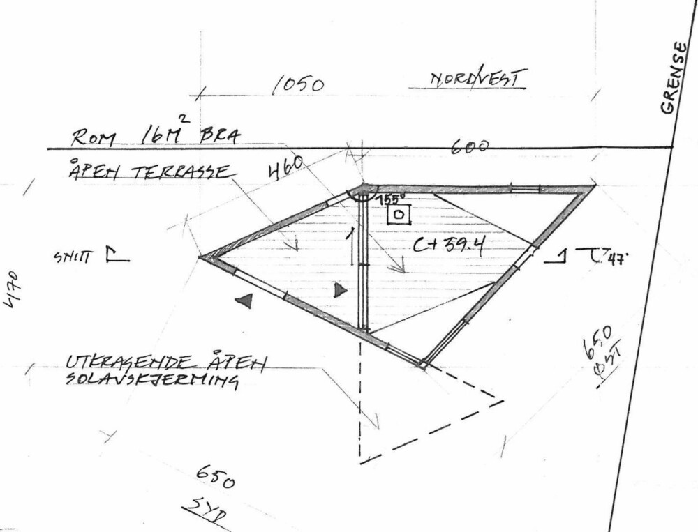 Grunnplan av huset