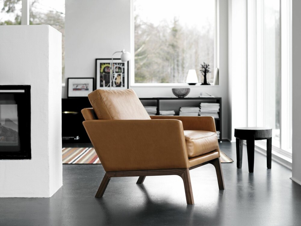 Monte stol i lær fra Bo Concept/Skeidar, kr 14 990.