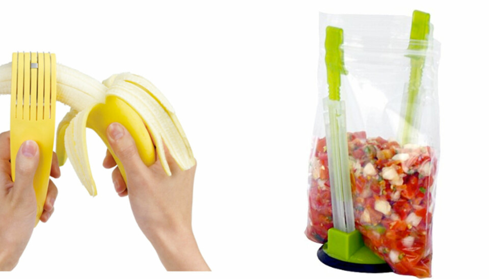 SMARTE SMÅDINGSER: Skal det være en banankutter eller en pose-holder?