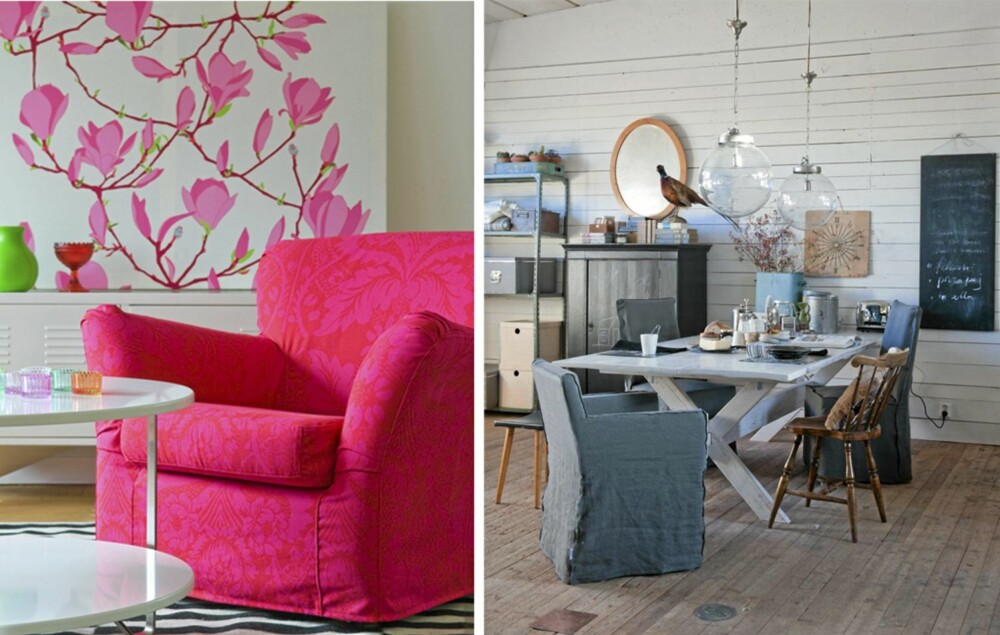 NYE TREKK: Om du har en gammel Ikea-sofa eller lenestol trenger den ikke å byttes ut. Hos Bemz kan du få den trukket om med nye lekre tekstiler. Vips, så er soafen din god som ny. NYE TREKK: Om du har en gammel Ikea-sofa eller lenestol trenger den ikke å byttes ut. Hos Bemz kan du få den trukket om med nye lekre tekstiler. Vips, så er soafen din god som ny.
