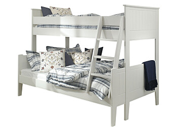 Enkel hvit: Cama familiekøye (90/120x200 cm) er en enkel og pen seng. Prisen for sengen som vanlig køyeseng er 2999 kroner.