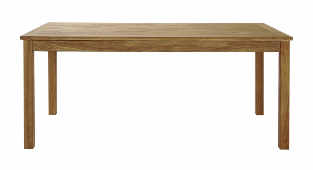 RIMELIGERE: Bordet Trenton fra Skeidar er tilvirket i massiv og finert eik, kr 4490 (inkl. to plater). RIMELIGERE: Bordet Trenton fra Skeidar er tilvirket i massiv og finert eik, kr 4490 (inkl. to plater).