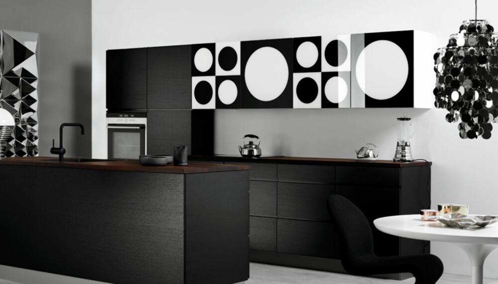 IKONISK DESIGN: Kvik lanserer kjøkkenfronter med design av Verner Panton.