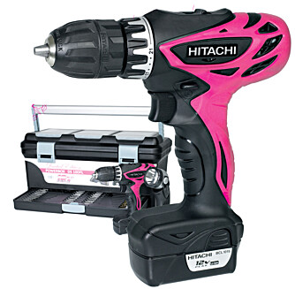 Rosa drill: Hitachi DS10DFL pink.