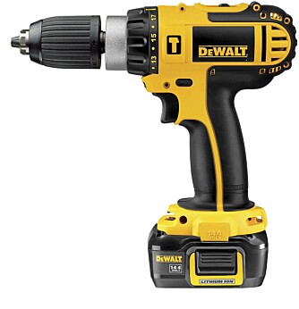 Dewalt DC737C2: Slagboremaskin/skrutrekker, veiledende pris 3370 kroner Dewalt DC737C2: Slagboremaskin/skrutrekker, veiledende pris 3370 kroner
