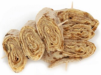 RULL INN LUNSJEN: Alt kan rulles i en wrap. RULL INN LUNSJEN: Alt kan rulles i en wrap.