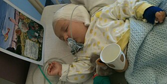 NYOPERERT: Lille Ludvik fikk operert inn implantat på begge ørene da han var 6,5 måneder.