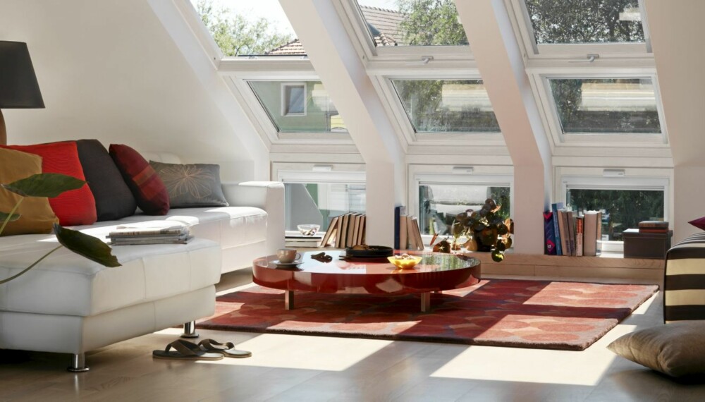 KONKURRANSE I BONYTT: Fortell oss om loftet ditt, og du kan vinne takvinduer og interiørarkitekthjelp.