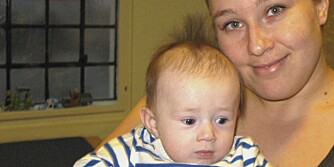 POSITIV: Elise Røtting er positiv til en vaksine som kan spare lille Elias Aleksander (3,5 måneder)  for omgangssyke.