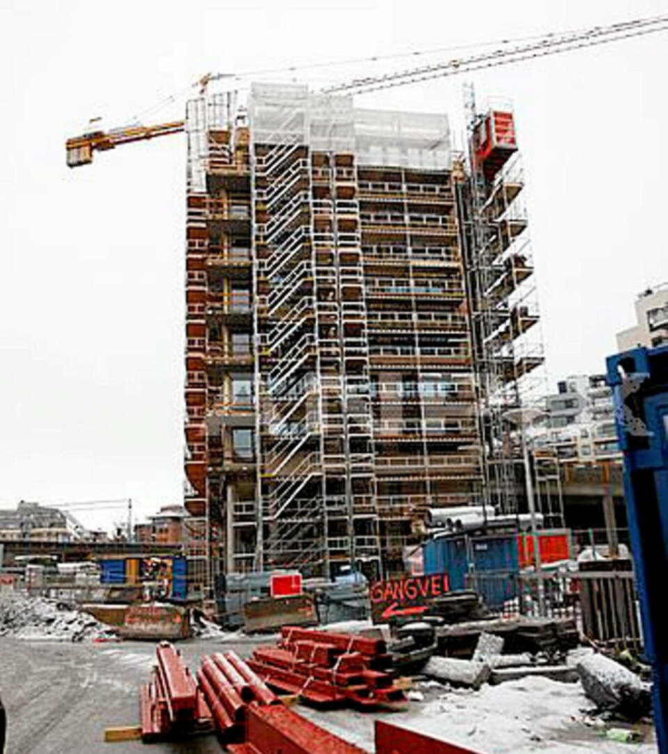 NYBYGGING: Det bygges fortsatt for få boliger her i landet. Det kan føre til en prisstigning i 2009, mener Bjørn Erik Øye i Prognosesenteret.