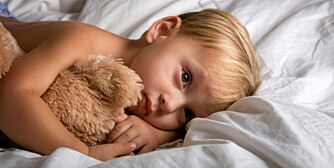 TRYGGHET: Mange barn er avhengige av kosebamsen. Det kan være vanskelig når den blir borte.