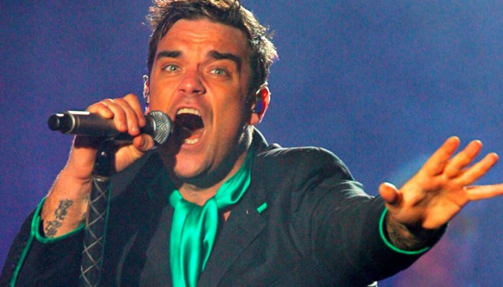 I HØY OPPLØSNING : Popstjerner som Robbie Williams kan studeres i HD-format på den  nye MTV-kanalen.
