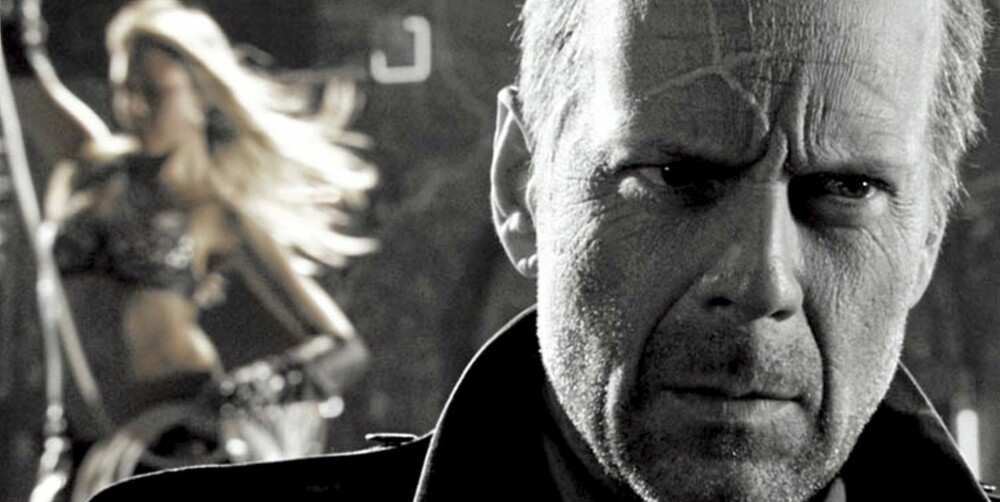 SLÅSSKJEMPE: Bruce Willis, her som Hartigan fra filmen Sin City.