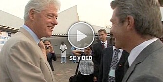 AIDS-SPREDNING: USAs tidligere president Bill Clinton jobber for lavere priser på aidsmedisiner i fattige land.