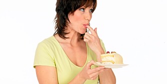SPIS DET DU LIKER: Velger du en diett full av matvarer du ikke egentlig er så glad i, blir det vanskeligere å følge dietten. Og er det egentlig helt forbudt å spise kake hvis man skal holde seg slank?
